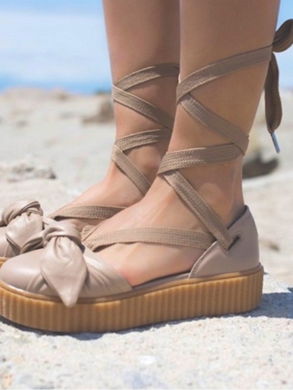 Authentic Fenty By Rihanna and Puma collaboration gladiator laceshoe, Size 7